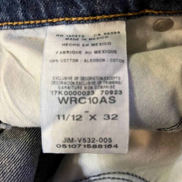 Wrangler Juniors 11/12 x 32 Cowgirl Cut Riding Bootcut Jeans WRC10AS - Picture 8 of 14